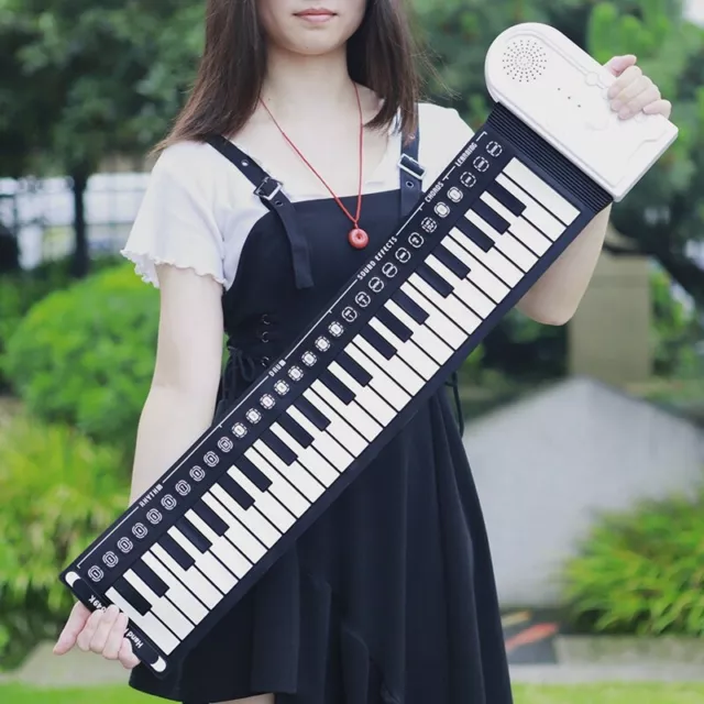 49-Key Portable Folding Hand Piano Electronic Piano Beginner Keyboard4782