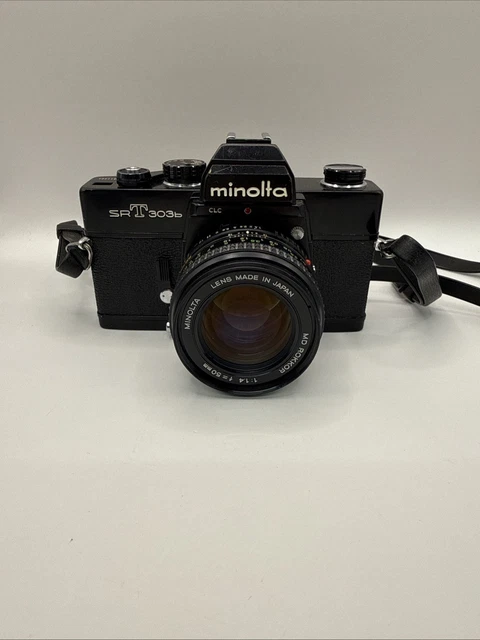 Minolta SRT 303 mit Minolta MC Rokkor-PF 50mm f1.7 TOP (Gebraucht) in Spreitenbach für CHF 189