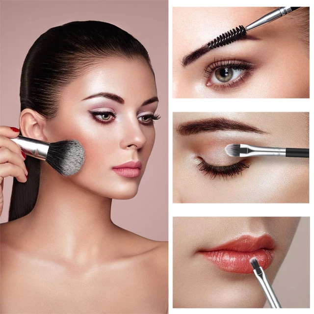 Pennelli da Trucco, 15 Pezzi Professionali Set di Pennelli Make Up per Applicazi 3