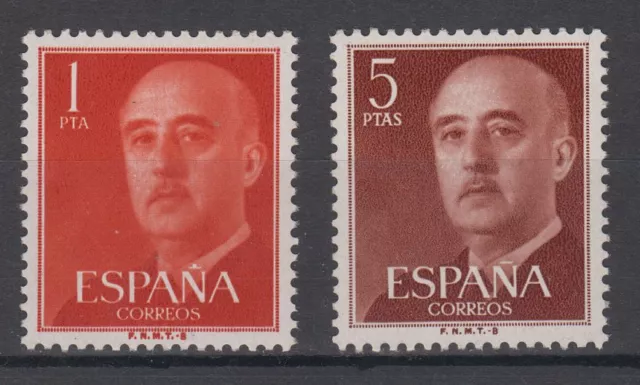 España 1960 Spain Nuevo Mint Mnh Edifil 1290-1291 Scott 937-938 Franco