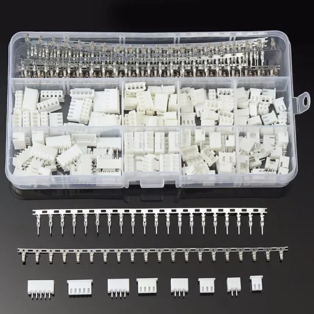 Set Crimpkontakte Pinheader Sortiment 2,54mm Dupont 560x + Buchsenstecker Raster