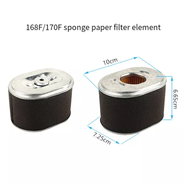 Efficient Air Filter Replacement for GX160 168F 170 Mini Tiller Engines