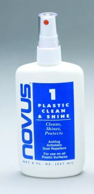 Novus Polish No 1 Plastic Clean & Shine 8 oz For Coin Slabs Capital Plastic PC10