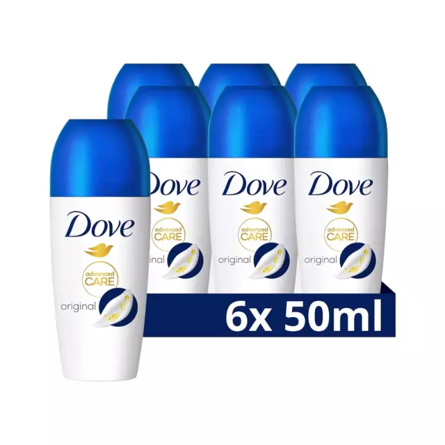 Dove Advanced Care anti Transpirant Deo Roll-On Original Deodorant Mit Skin Hydr