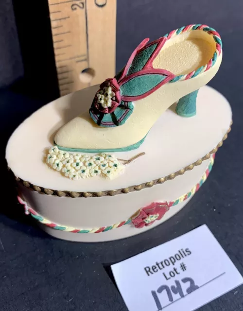 Willow Hall Trinket Box Victorian Shoe Edith