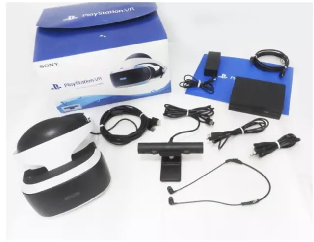 Sony PlayStation VR PS4 Virtual Reality Headset PSVR Used CUHJ-16001