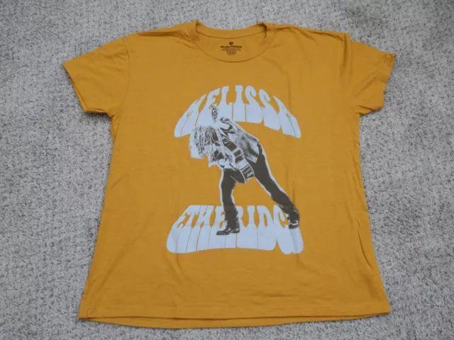 Melissa Etheridge 2023 Concert Tour Womens Shirt Size Xl Mustard Yellow New