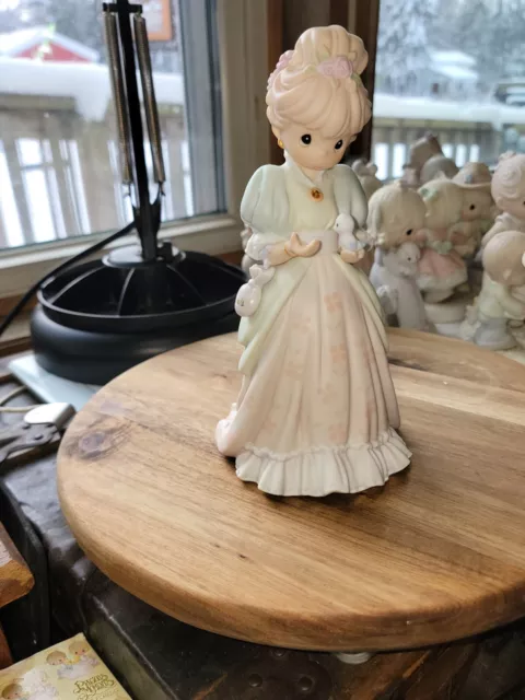 Precious Moments Victorian Charity Begins In the Heart Figurine # 307009 No Box