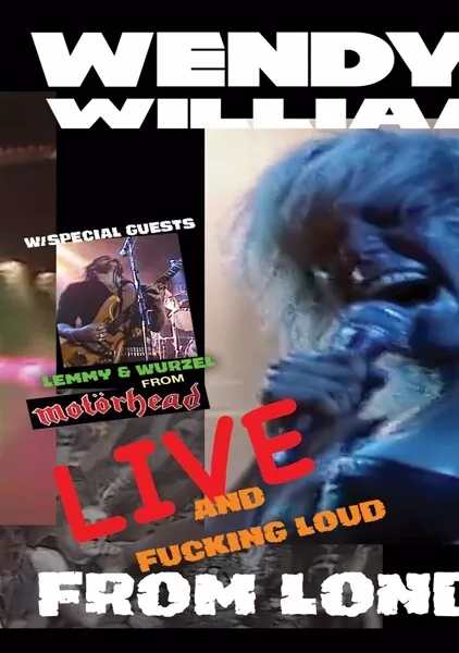 Wendy O. Williams - Wow: Live And Fucking Loud From London!   Dvd Neuf