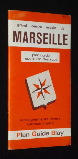 Grand centre urbain de Marseille : Plan guide répertoire des rues (Plan Guide