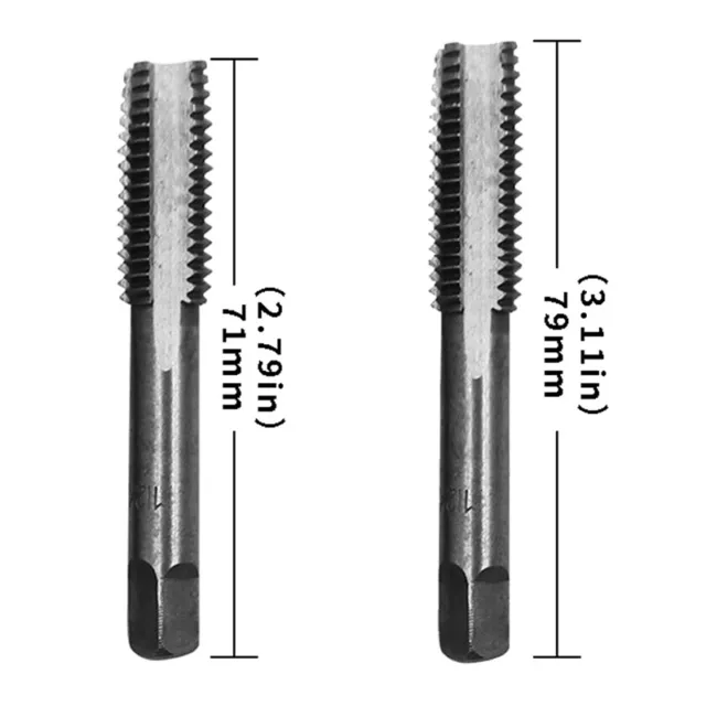 7pcs Male Thread Tap Set Metal Meters Drill Bit M3 M4 M5 M6 M8 M10 M12 Metric 3