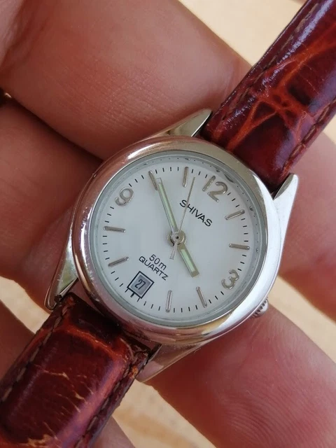 Montre Femme SHIVAS Classique - Métal Argenté/doré - Quartz - Occasion
