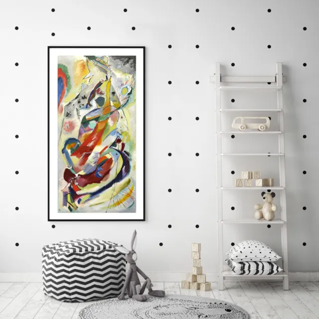 Home Decor Print Paper Canvas Wall Art Kandinsky’s Painting Number 200 Poster