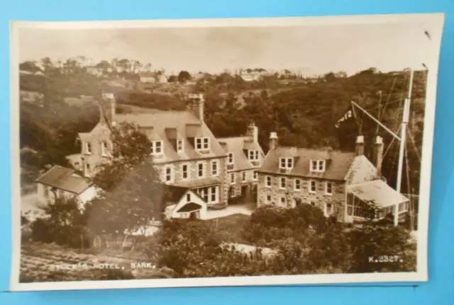 VALENTINES SERIES RP Postcard 1953 STOCK'S HOTEL SARK CHANNEL ISLANDS