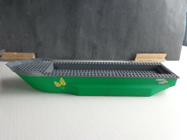 LEGO LEGOS CITY Harbor Farm Line Boat Hull Green From Set 4645 12.00 PicClick
