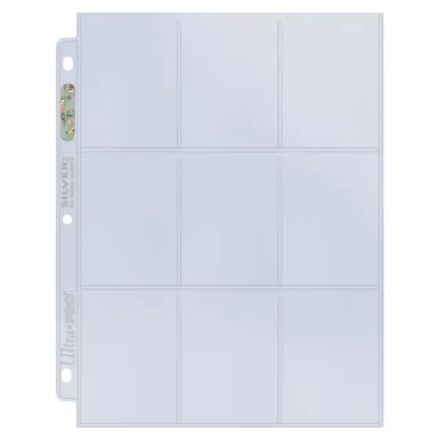 Ultra PRO 10 Silver Series 9-Pocket Pages 9er Seiten Sammel-Karten Pokemon Album