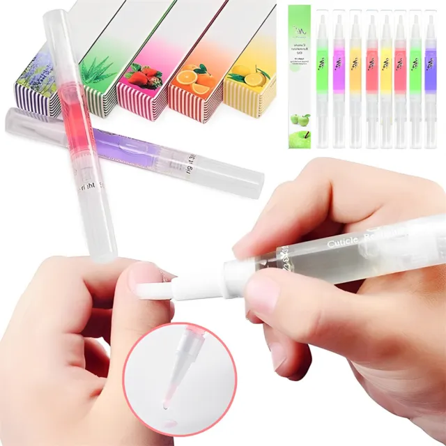 Nail Art Cuticle Revitalizer Oil Pen Brush Treatment Care Manicure Nutrition Pen 3
