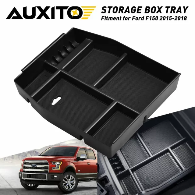 For Ford F150 2015-2019 Car Center Console Armrest Storage Box Organizer Tray AJ