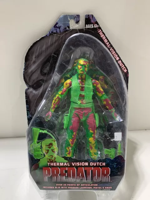 NECA Predator Series 11 Thermal Vision Dutch Action Figure New Factory Sealed