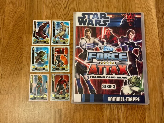 Star Wars Force Attax Serie 3 vollständig inkl. 4 LEs