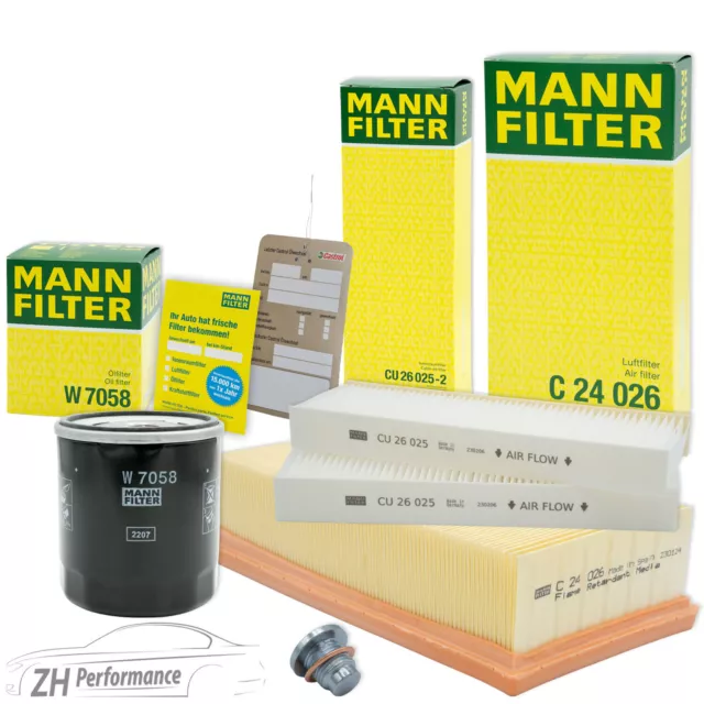 Mann-Filter Inspektionspaket Filtersatz Für Opel Corsa F Peugeot 208