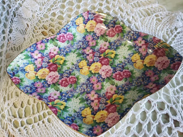 Royal Winton Grimwades Chintz Serving/ Candy Dish Vintage