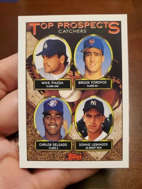 1993 Topps Mike Piazza RC (Mint, ungraded)