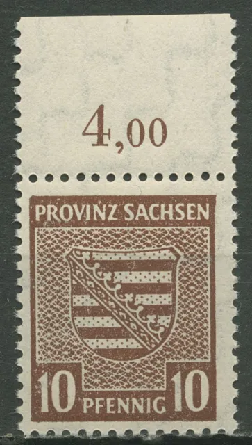 SBZ Provinz Sachsen 1945 78 X a y OR postfrisch fluoreszierende Gummierung