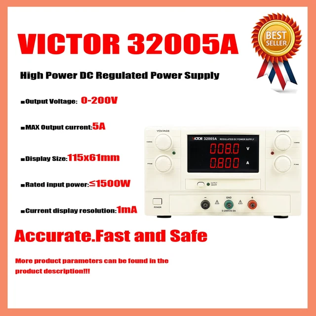 VICTOR 31005A/32005A/33030A/36020A/33010B/30603C Alimentatore DC ad alta potenza  IK