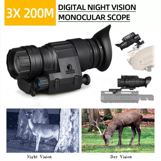 PVS18 Night Vision Sight NVG 1X32 Infrared Digital Scope Night Vision  Monocular