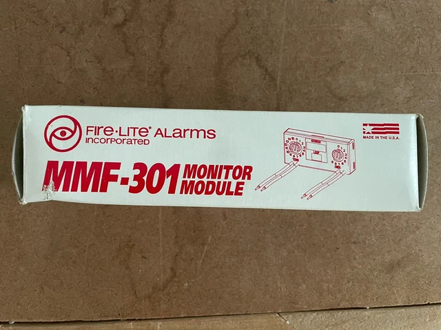 HONEYWELL FIRE-LITE ADDRESSABLE Fire Alarm Mini Monitor Module MMF-301 ...