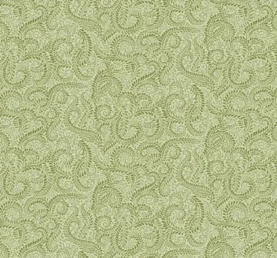 Accent on Sunflowers Napa Swirl Light Green - 100% Cotton Quilting Patchwork
