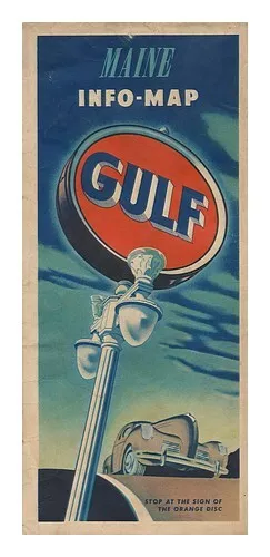 GULF TOURGIDE BUREAU Gulf, Maine Info-Map 0 First Edition Paperback