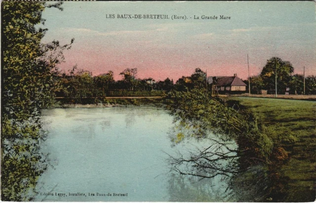 CPA LES BAUX-de-BRETEUIL La Grande Mare (114895)