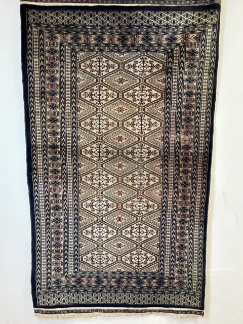 Edler Handgeknüpfter Orientteppich Buchara 162x139cm carpet rug