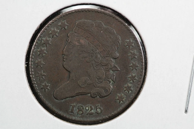 1825 Classic Head Half Cent 0W43 1825 Classic Head Half Cent 0W43