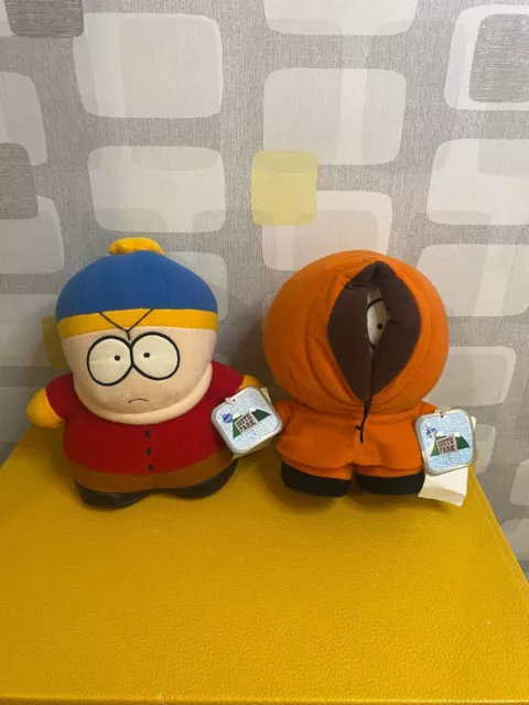 SOUTH PARK 1998 Plush Kenny & Cartman 9