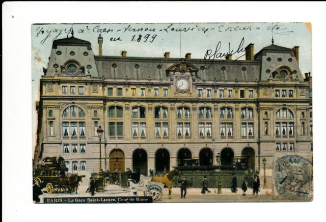 C14198 - Une Carte Postale Ancienne - PARIS - La Gare St Lazare