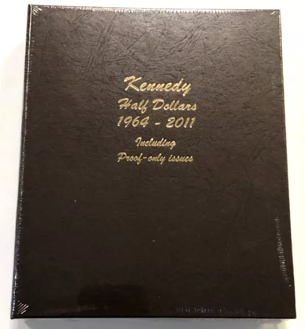 Dansco 8166 Kennedy Half Dollars 1964-2011 with Proofs Supreme Coin Album