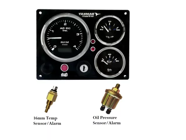 Yanmar Diesel Engine Marine instrument Panel Btype USA Made Magnetic Pick Up