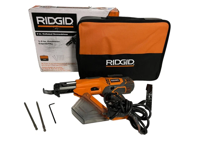 RIDGID R6791 3 in. Drywall and Deck Collated Screwdriver