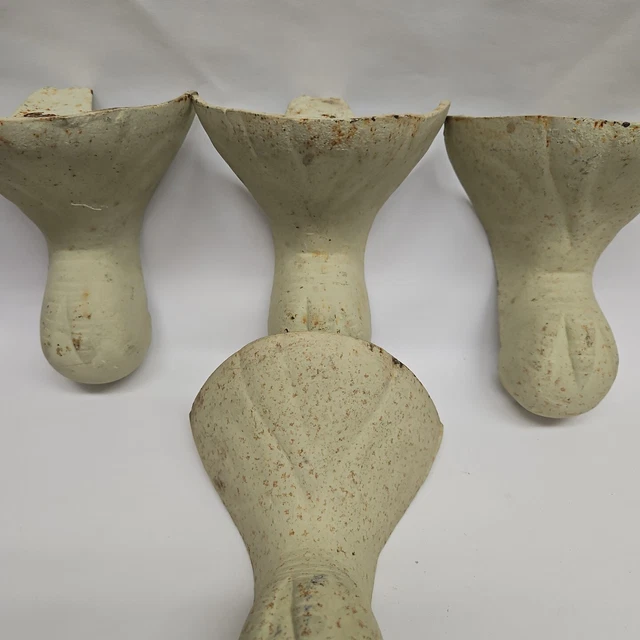 Cast Iron Clawfoot Bath Tub Feet Ball Eagle Claw Foot Bathtub Set 4 Matching