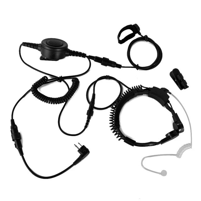 Tactical Throat Microphone Mic Headset for Motorola DP3400 DP3401 DP3600 DP3601
