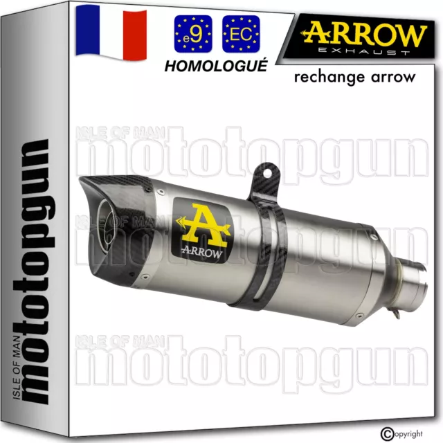 Arrow Pot Echappement Approuve Thunder Titanium C Yamaha Tracer 7 2021 21