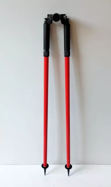 Bipod Prism Pole Thumb Release Survey Stand for Prism Pole Surveying Equipment