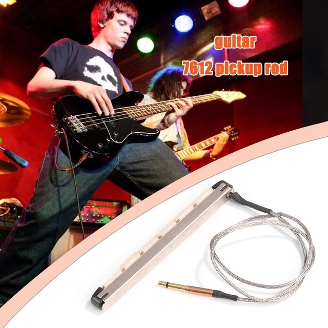 1pc 6 String High Sensitive Acoustic Guitar Bridge Saddle Pickup Rod Accessories