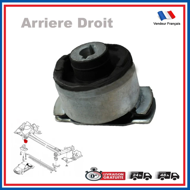 2 Silentblocs Bras De Suspension Arrière Pour Renault 4 / 4L - Neufs - Pièces Classiques - Compatible R4
