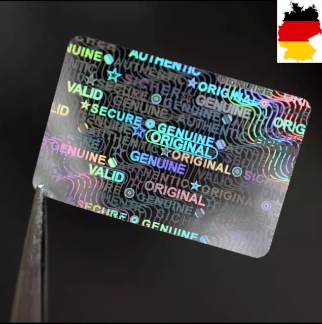 ★3D Hologramm Siegel Aufkleber Garantiesiegel Antifake 20-30 mm Sticker Tamper★