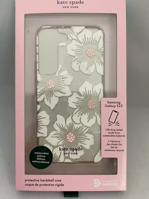 Kate Spade New York Protective Hardshell Case for Samsung Galaxy S22