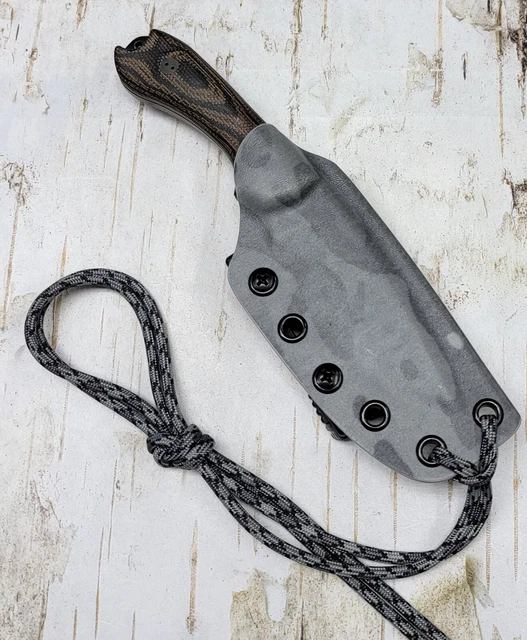 KYDEX SHEATH FOR BRADFORD GUARDIAN 3 DLC w 3D MICARTA HANDLE, HAND MADE